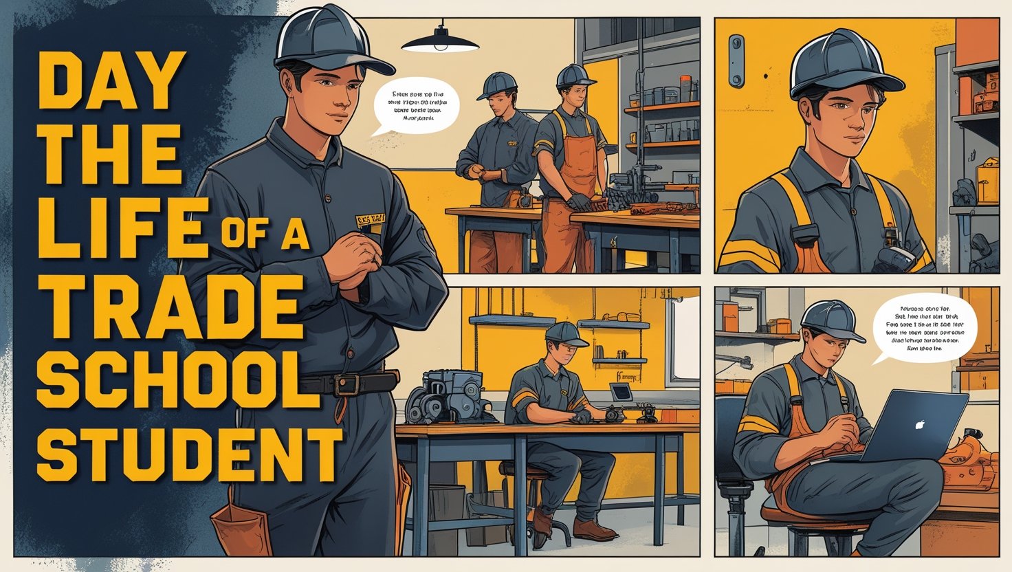 Day in the Life of a Trade School Student: